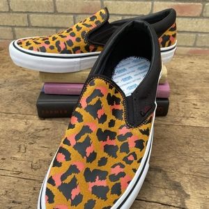 Mens size 11 punk leopard VANS